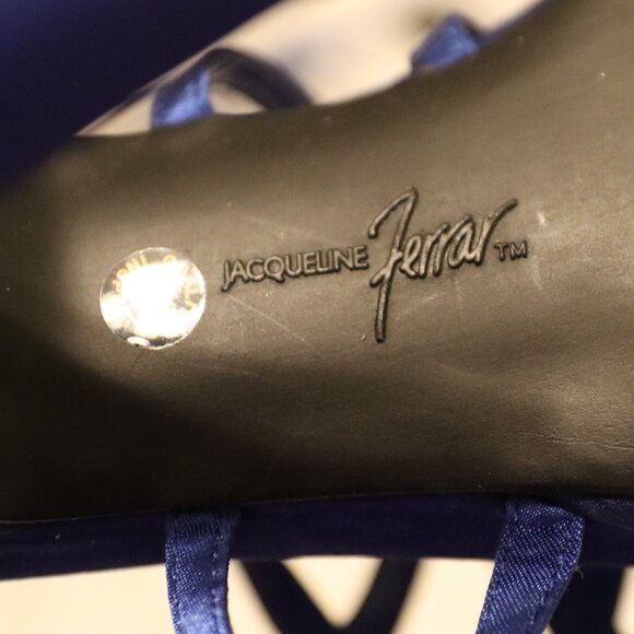 Jacqueline Ferrar “Mandy” Blue pump with straps. Size 8 - Picture 8 of 13